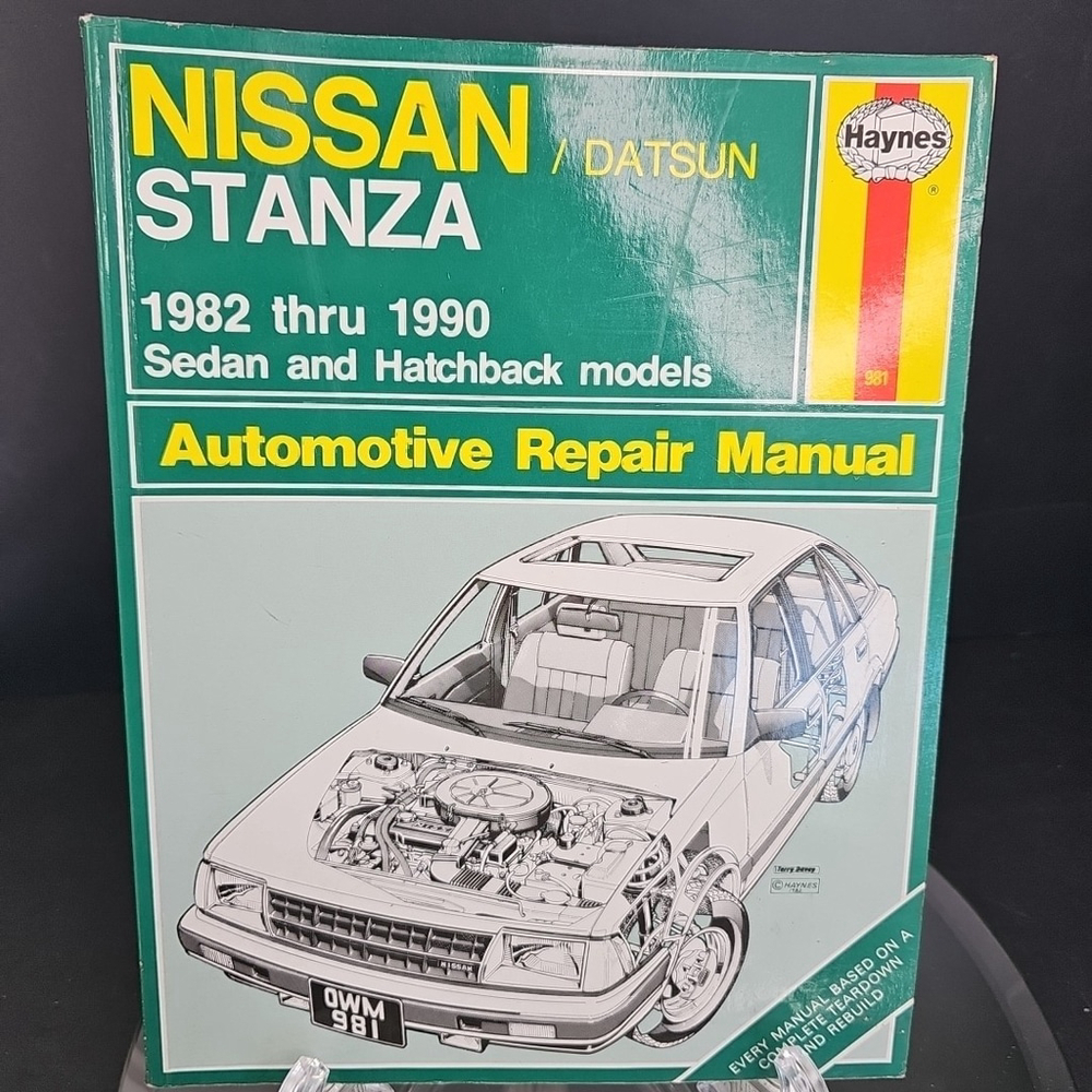 Haynes (981) Nissan/Datsun Stanza 1982 thru 1990 Automotive Repair Manual